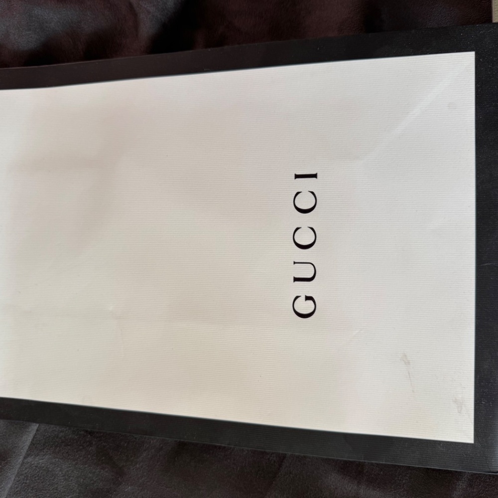Authentic Original Gucci Shopping Gift Bag 15” X 9 with Ribbon